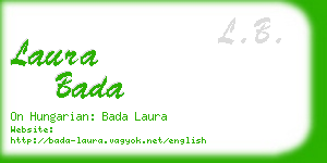 laura bada business card